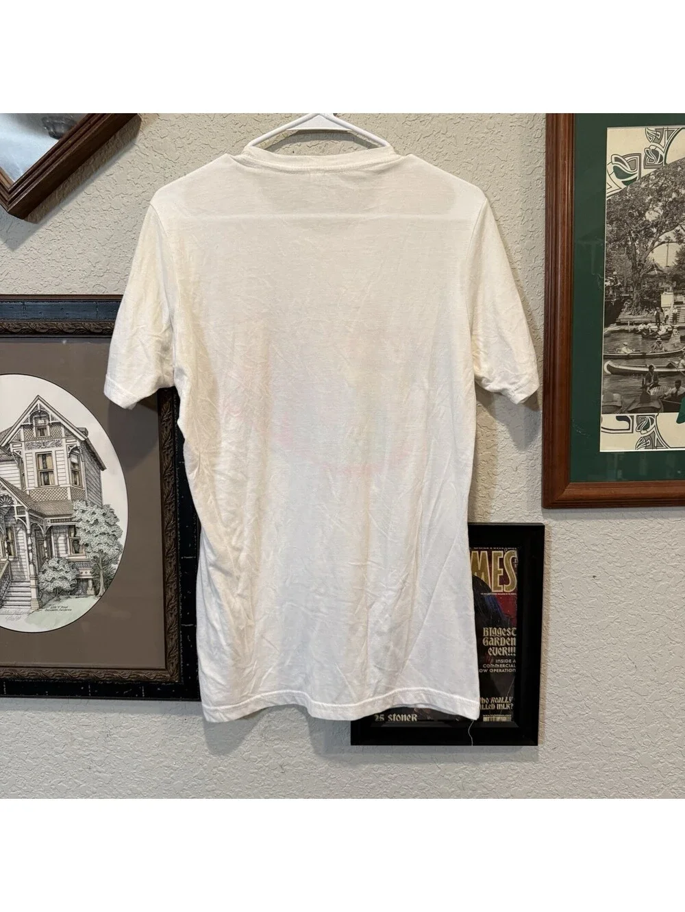 Vintage 2014 RARE Wakarusa White Festival Tour Shirt Size Mens Medium